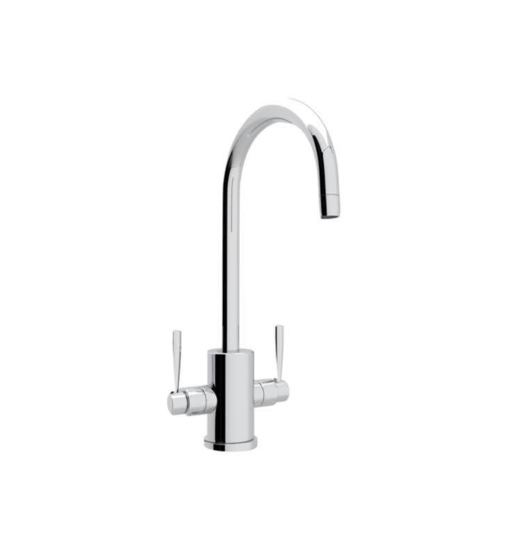 Single Hole Bar Faucet with Round Body and C Spout - English Bronze C64837
