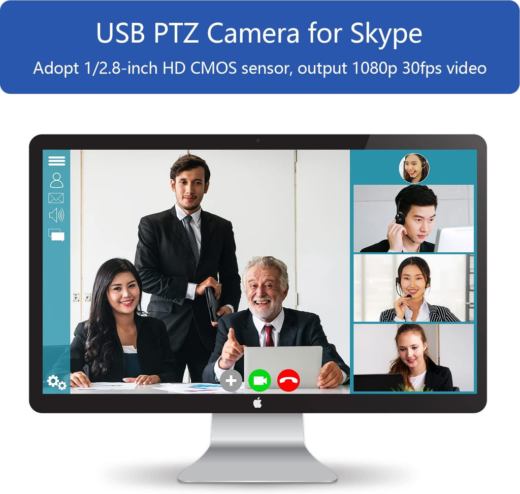 3X Optical Zoom HD 1080P PTZ Camera USB2.0 Webcam G466951