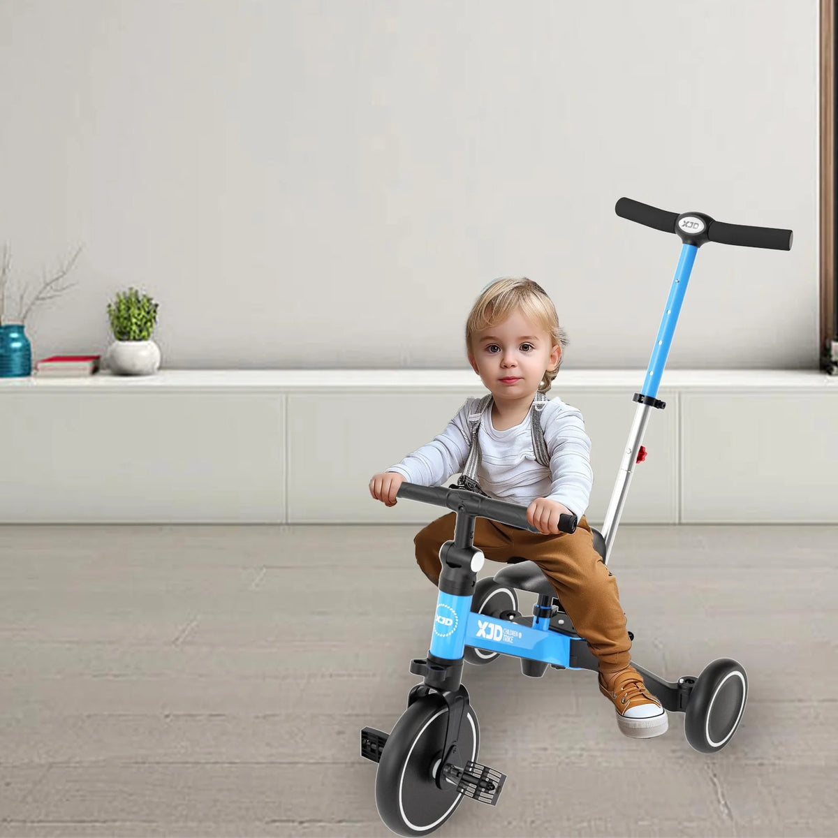 7 in 1 Toddler Tricycle with Push Handle H5526