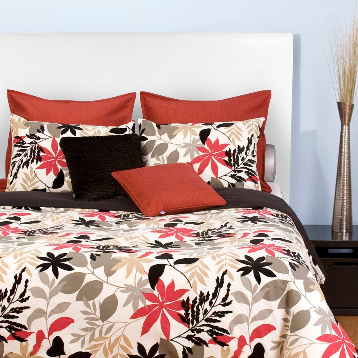 White Faux Leather Headboard Y436