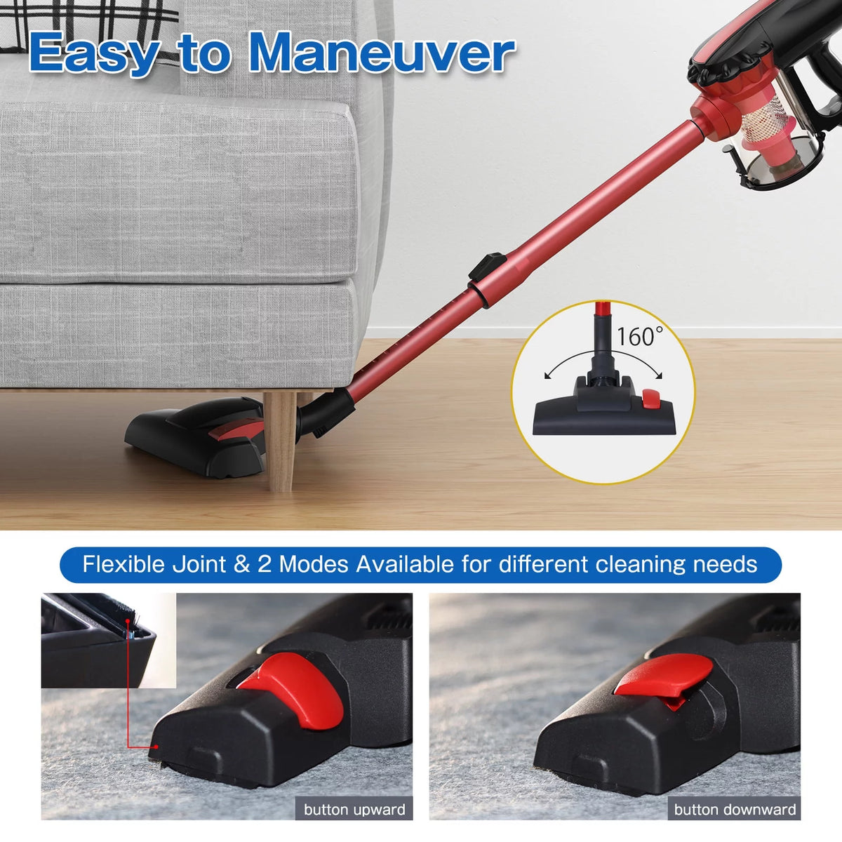 Corded Lightweight Stick Electric Vacuum Cleaner M220880