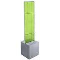 Green Two-Sided Pegboard Floor Display J720