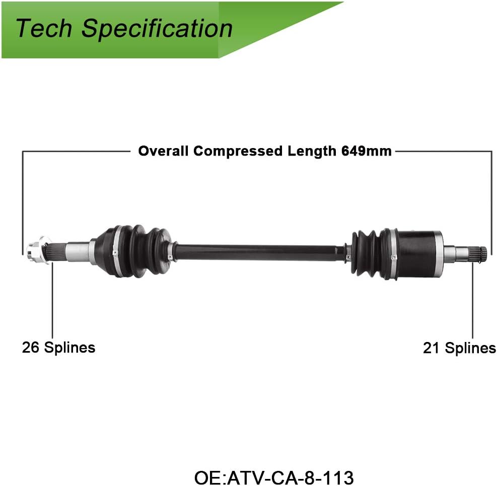 CV Axle Drive Shaft Assembly Front Left P105