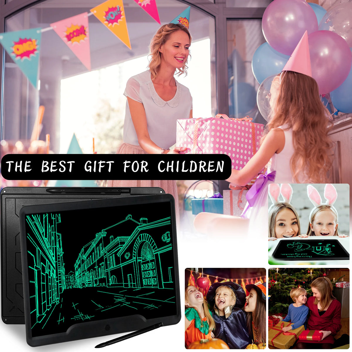 15 Inch LCD Writing Tablet Black T1888