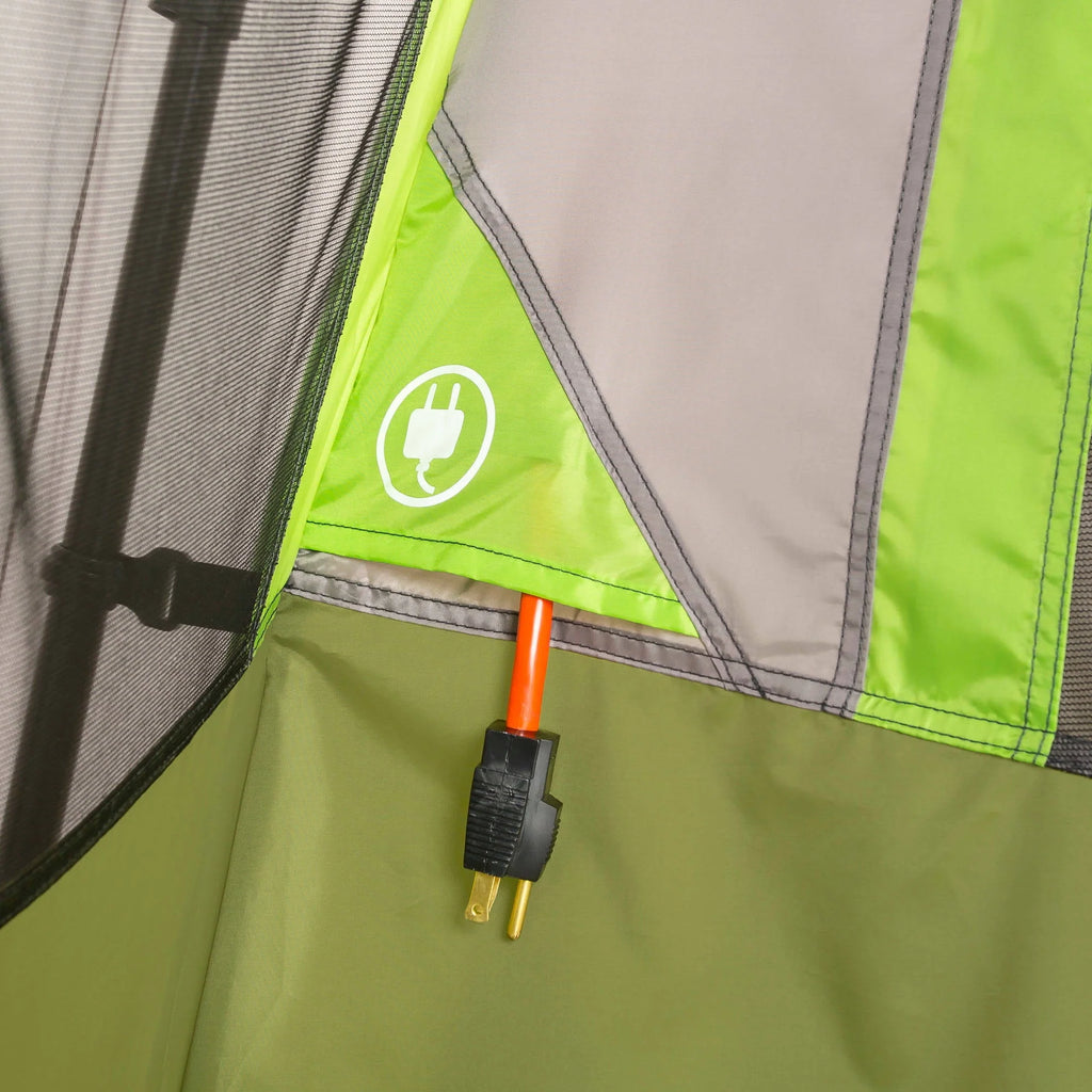 14' x 13.5' 9 Person 2 Room Instant Cabin Tent with Screen Room A6086