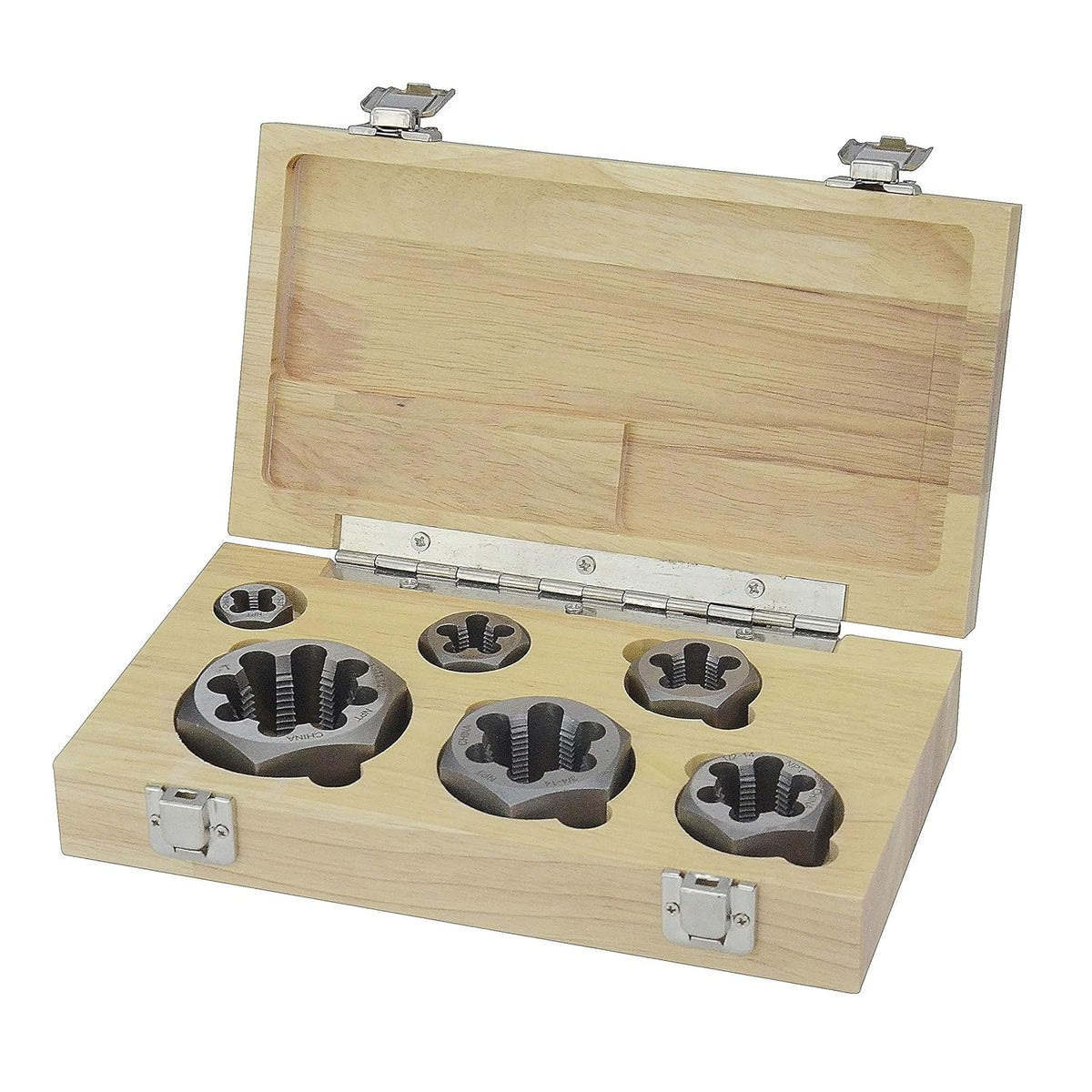 6 Piece NPT Pipe Die Set Carbon Steel L65400