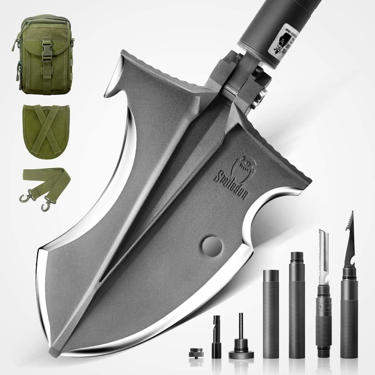 Folding Camping Shovel Multifunctional Multi Tool E3140