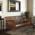 Natural Oak Wood Convertible Sofa Bed P468