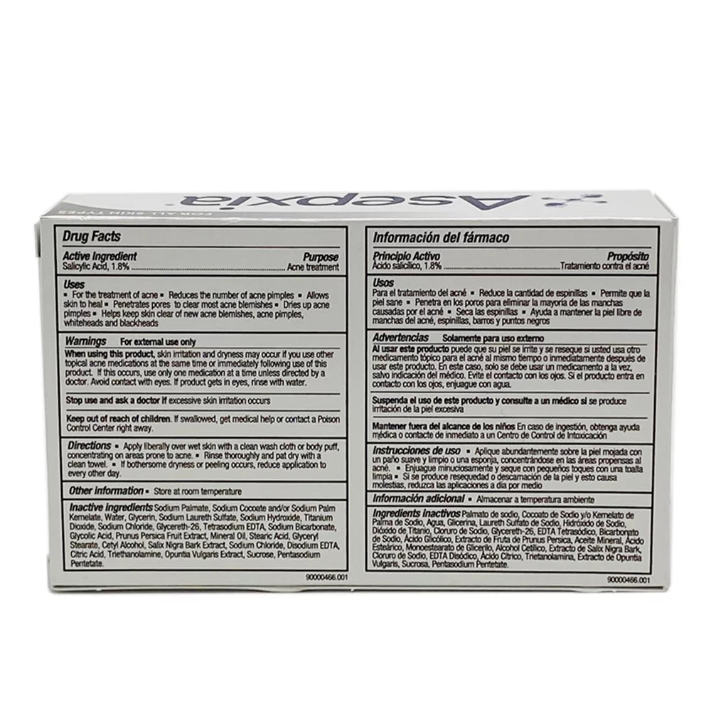 Salicylic Acid Acne Bar Soap 4 oz Pack of 6 G1683