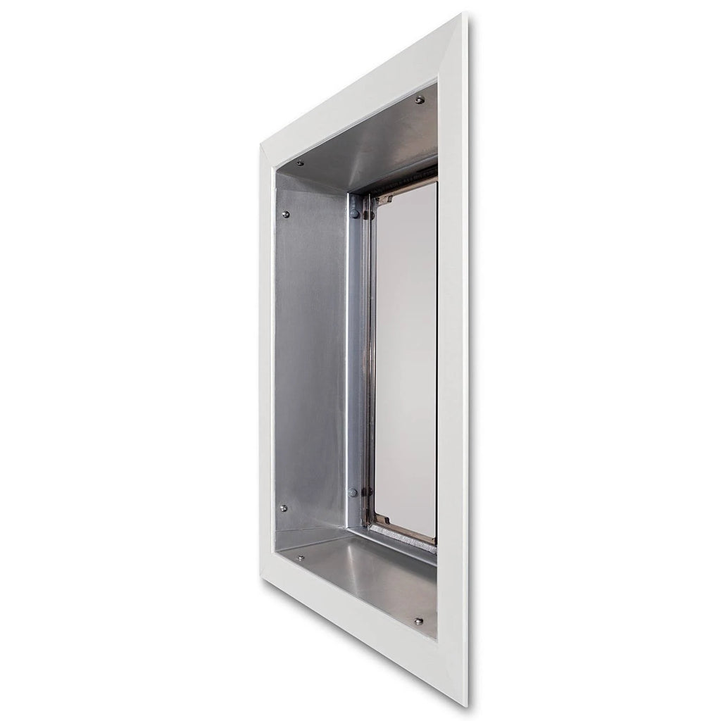 White Wall Mount Pet Door B928834