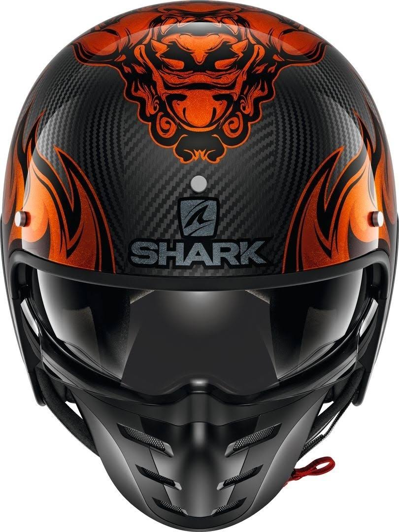 Carbon-orange Helmet Size S O382