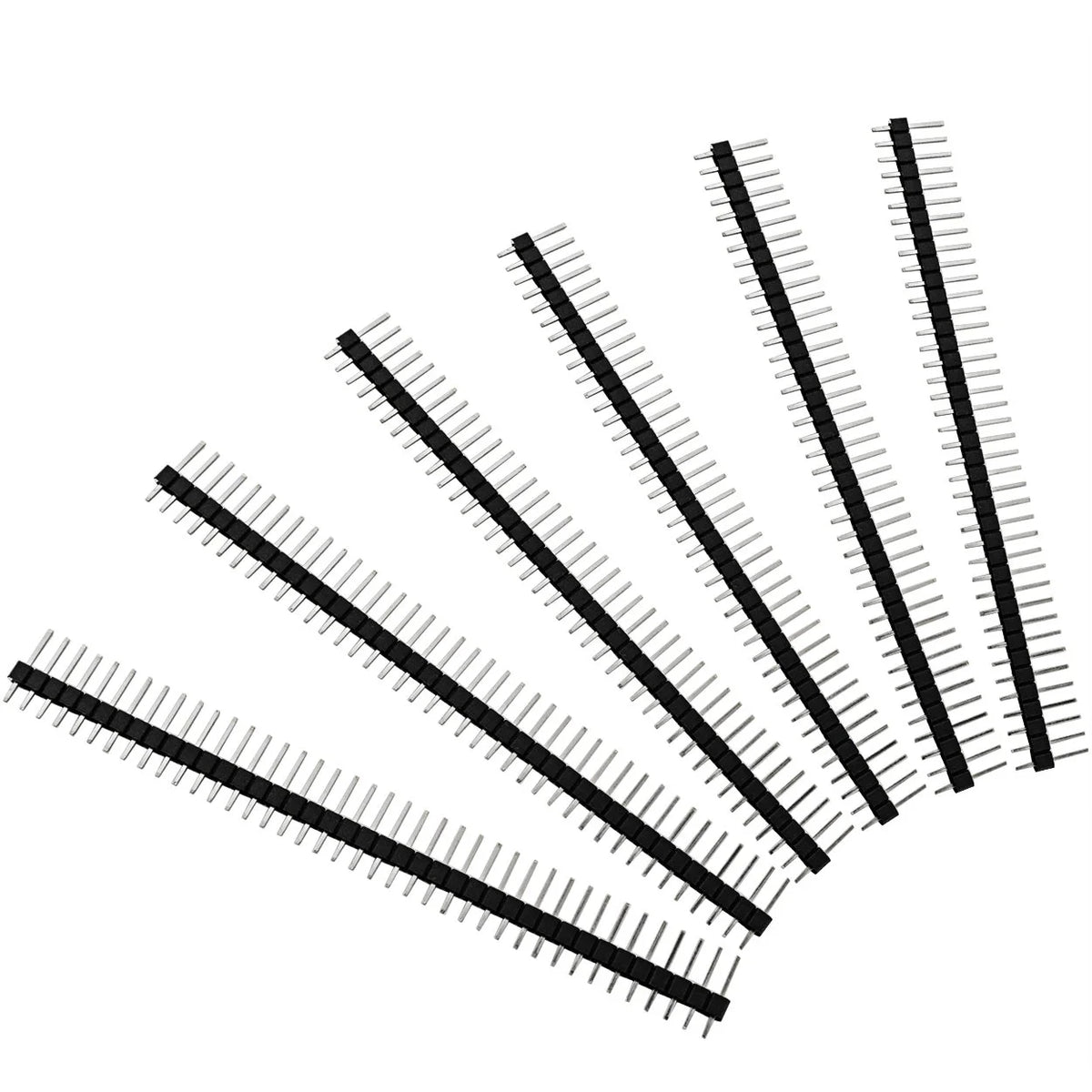100pcs Male Header Pins Single Row 40 Pin 0.1 Inch 2.54mm Connector Q99398