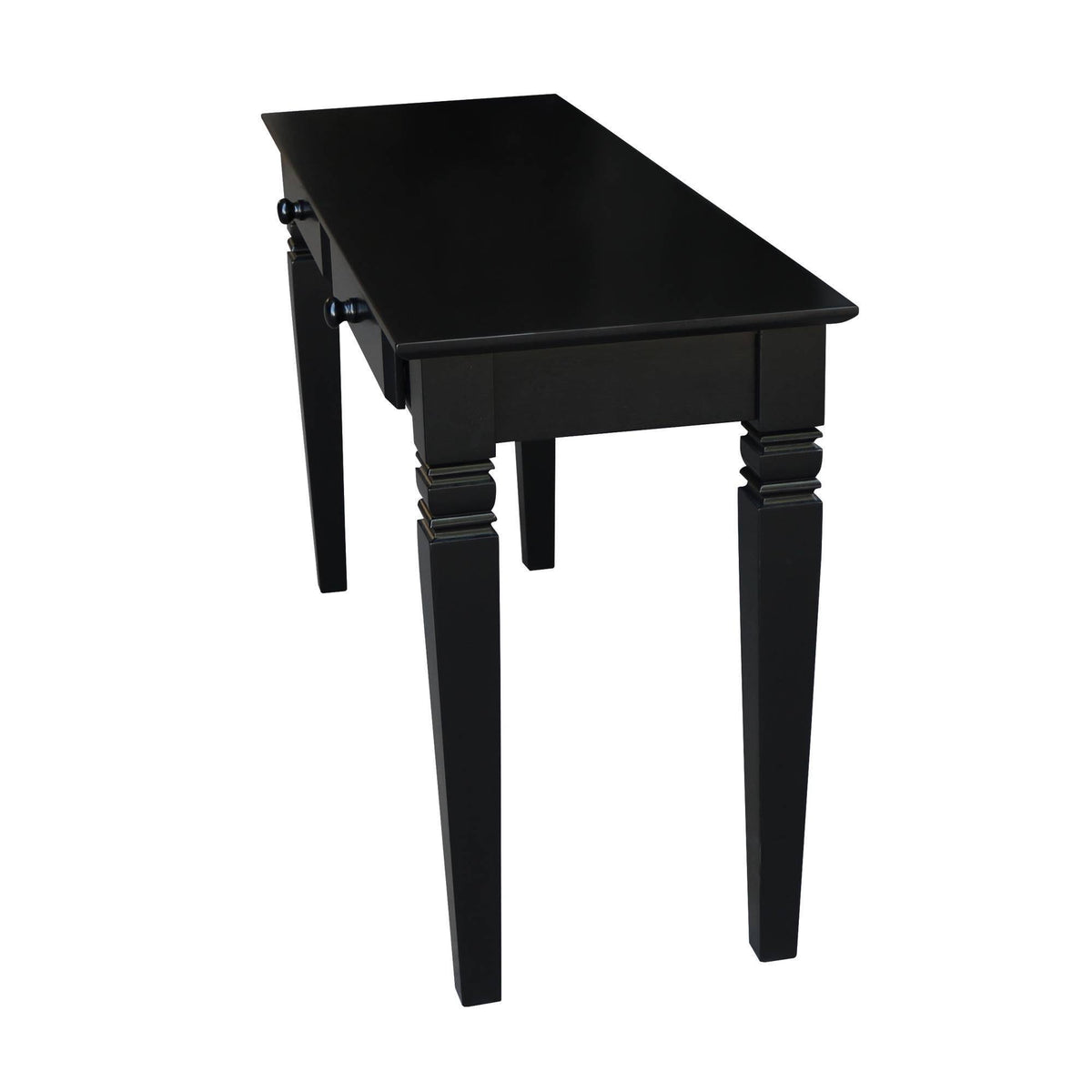 Black Console Table with 2 Drawers P455257