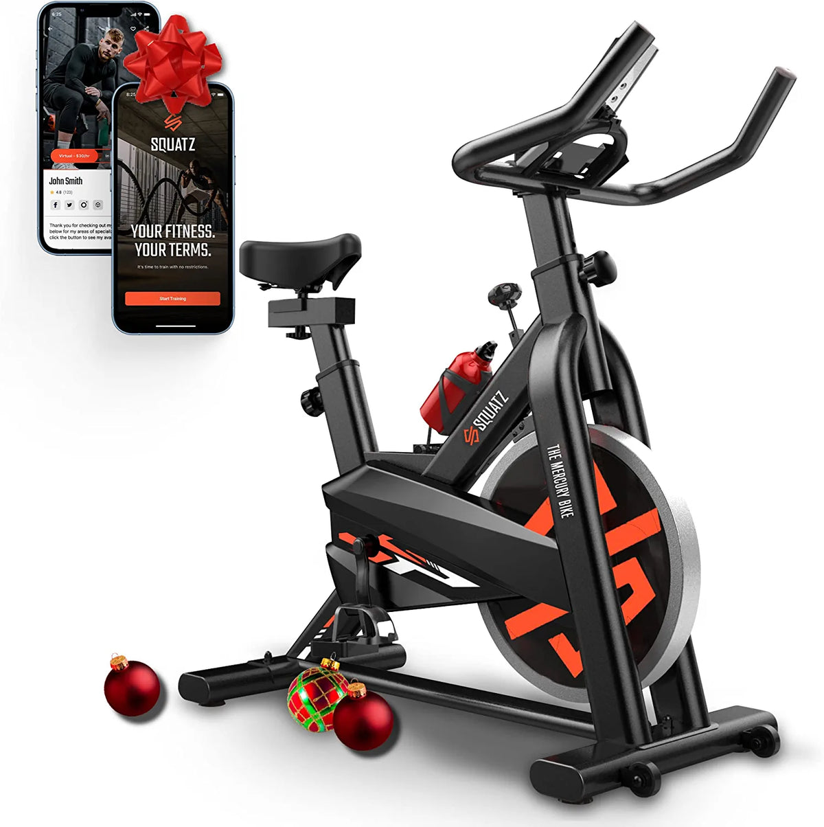 Stationary Magnetic Spin Bike with Training Console X13714