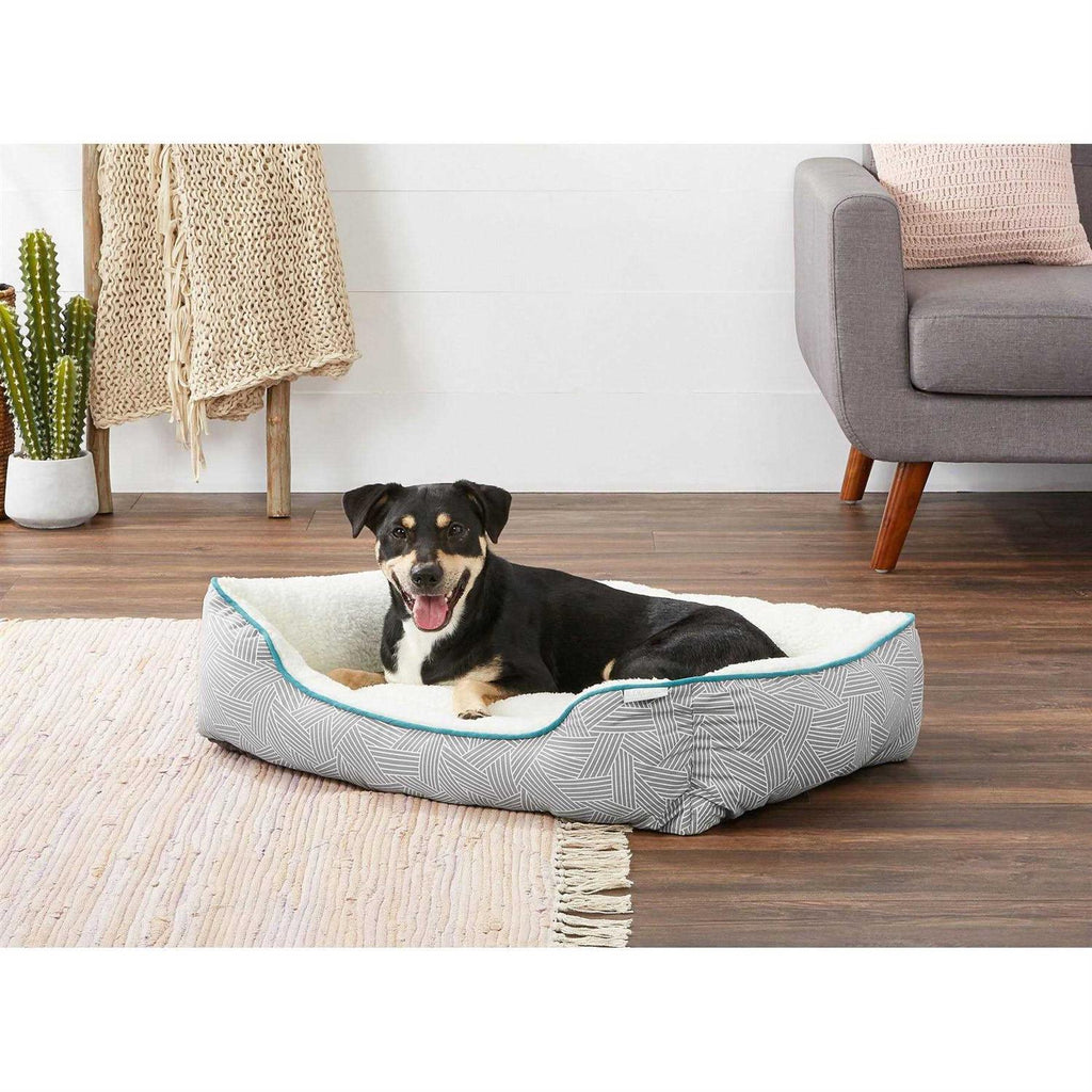 Sherpa Bolster Cat & Dog Bed N6720