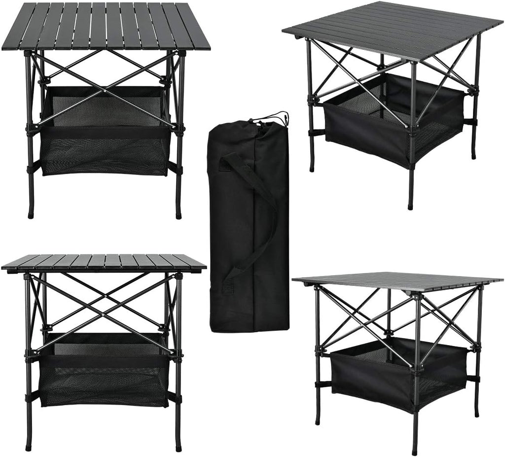 Folding Portable Camping Table with Carrying Bag H138814