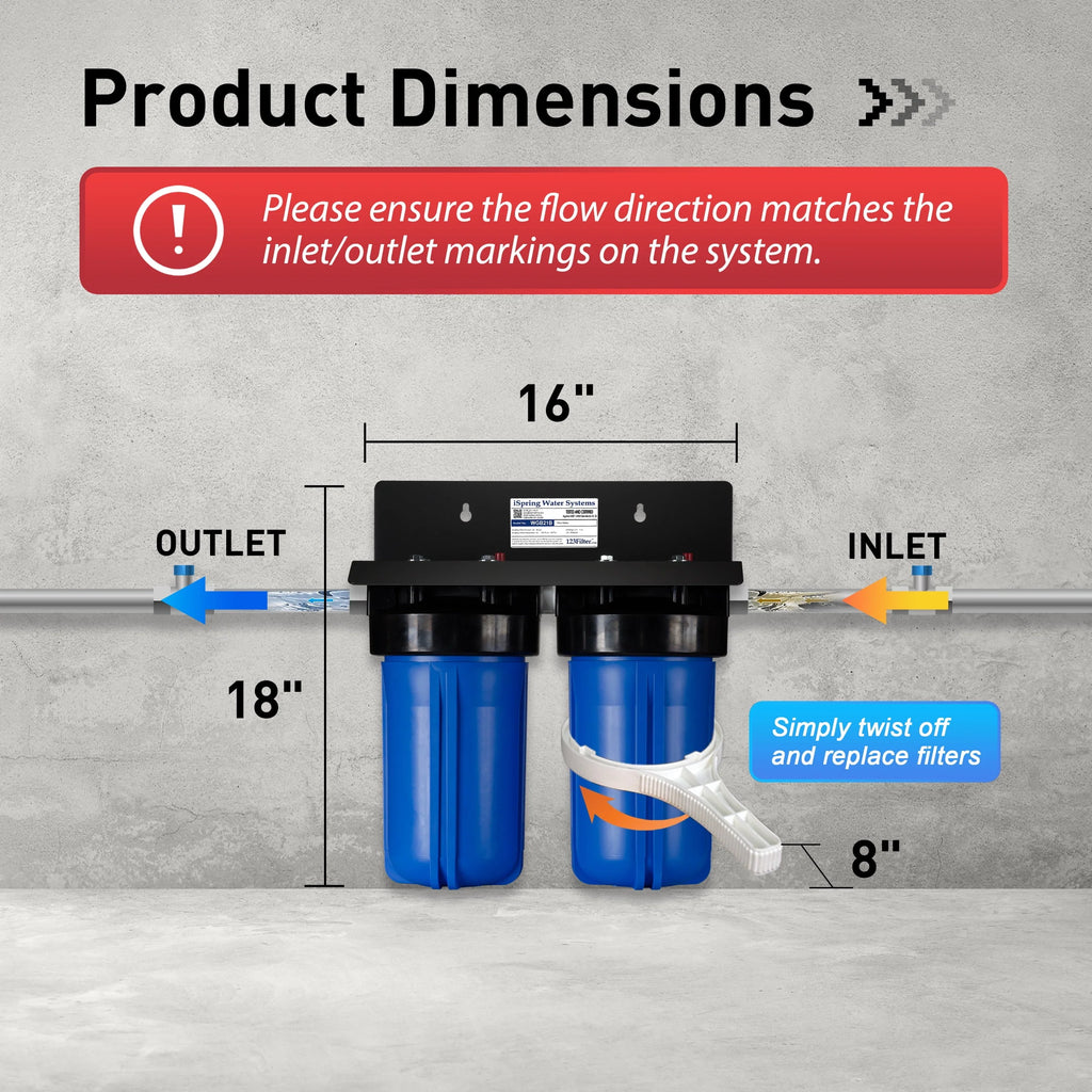2-Stage Whole House Water Filtration System G4346