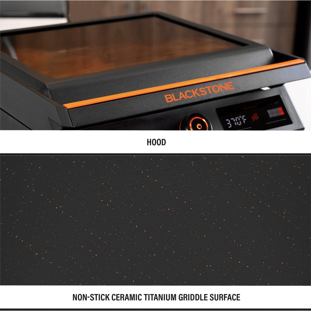 17 Electric Tabletop Griddle with Hood K130299