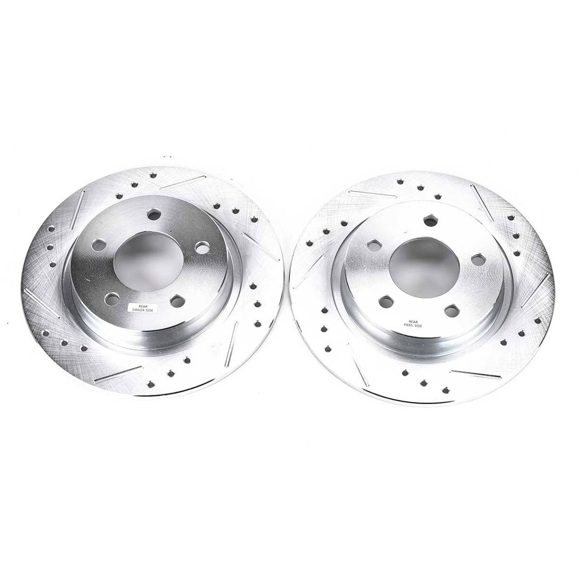 Drilled and Slotted Brake Rotor (Pair) Z2074