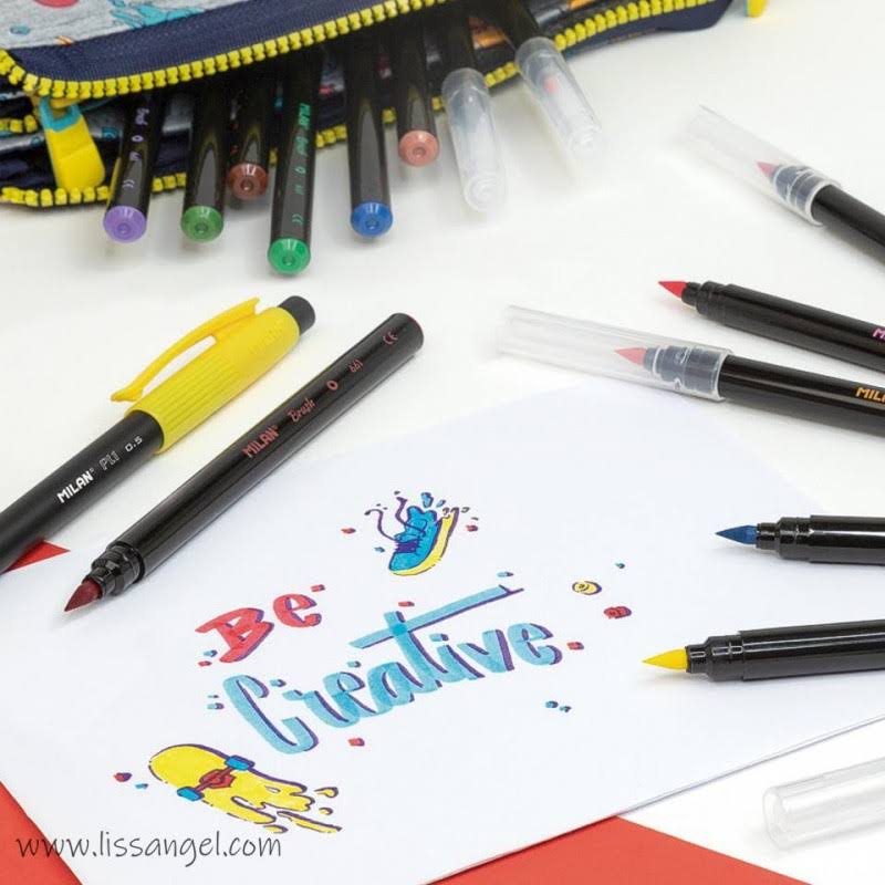 Brush Tip Fibrepens - Pack 10 Units F7164