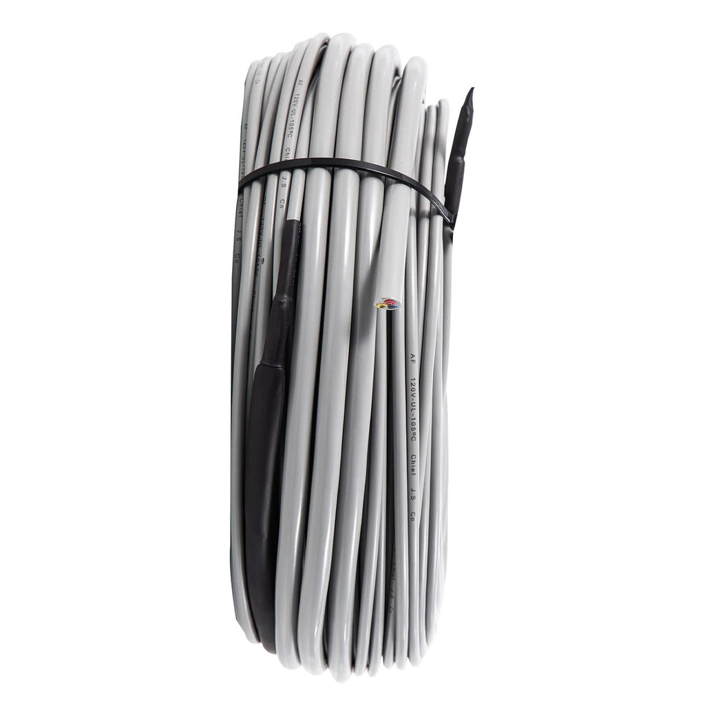 128.8 Square Feet Waterproof Insulated Floor Heating Cable with Temperature Control Panel Z718