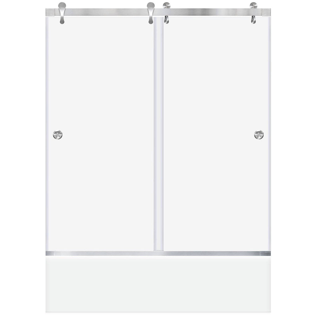 60 x 62 Bypass Frameless Tub Door L8480