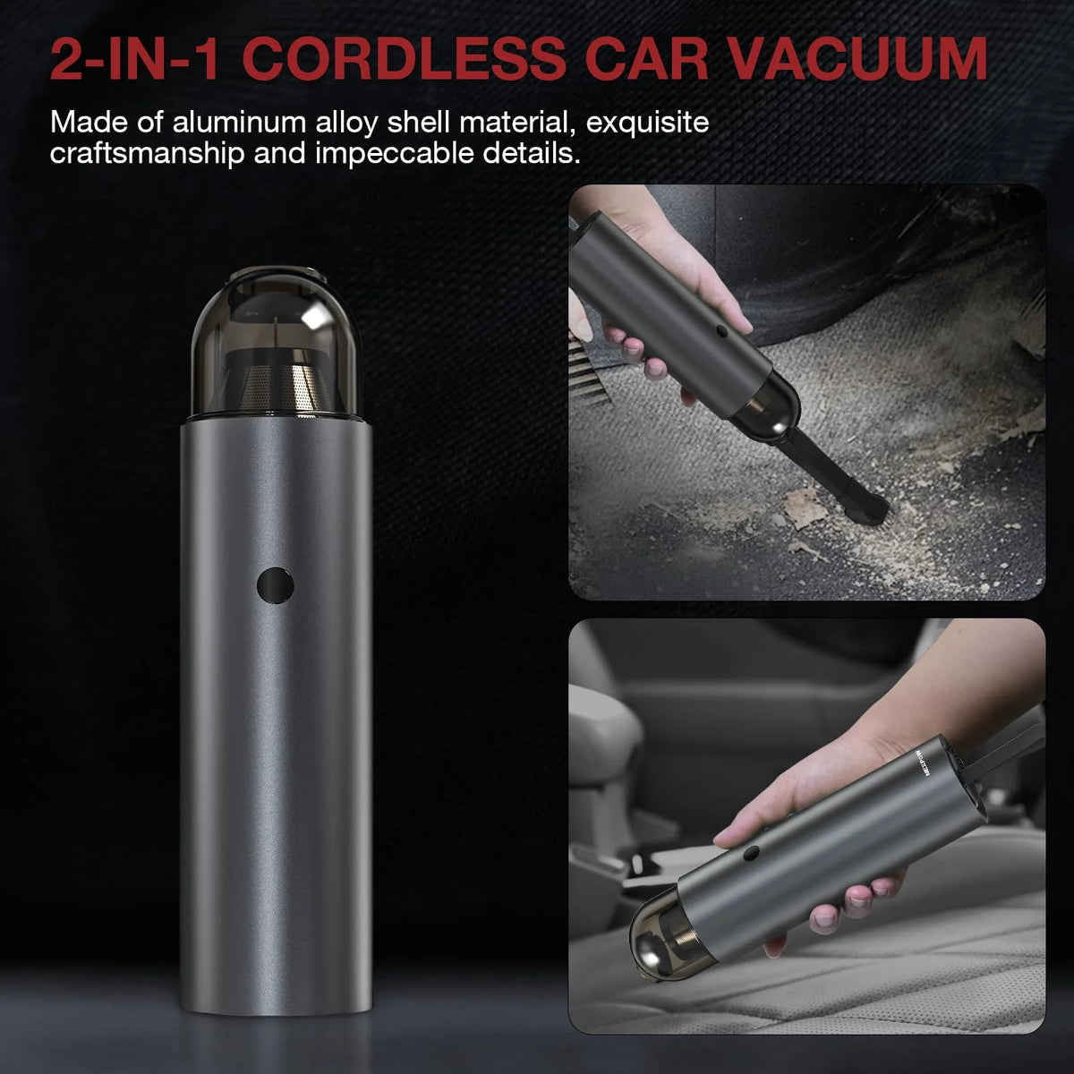 Portable Handheld Car Vacuum with Detachable Power Bank P666536