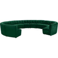 Green Velvet Sectional Sofa K2091