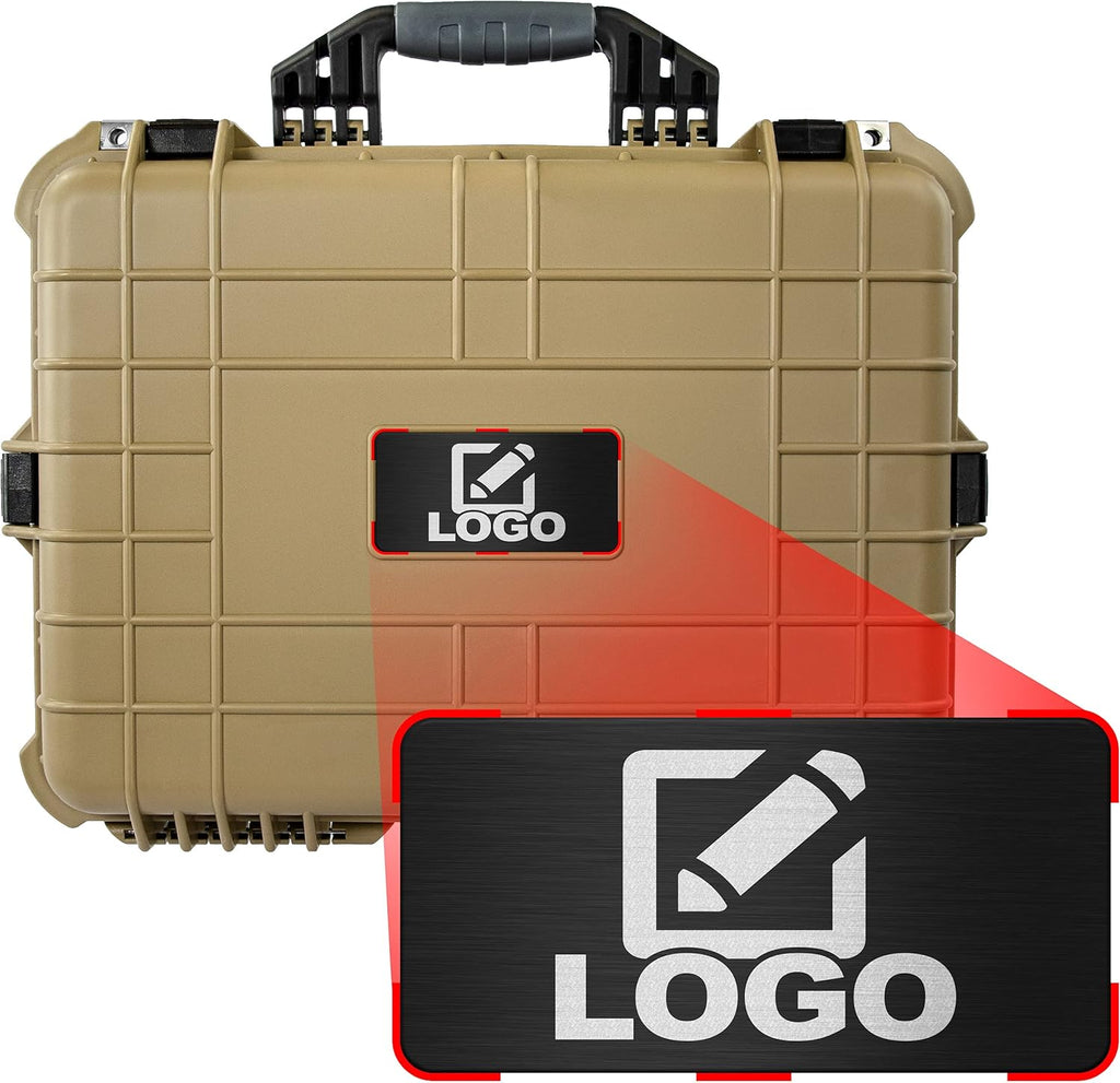 Yellow 20 Inch Waterproof Shockproof Camera Case with Foam F268
