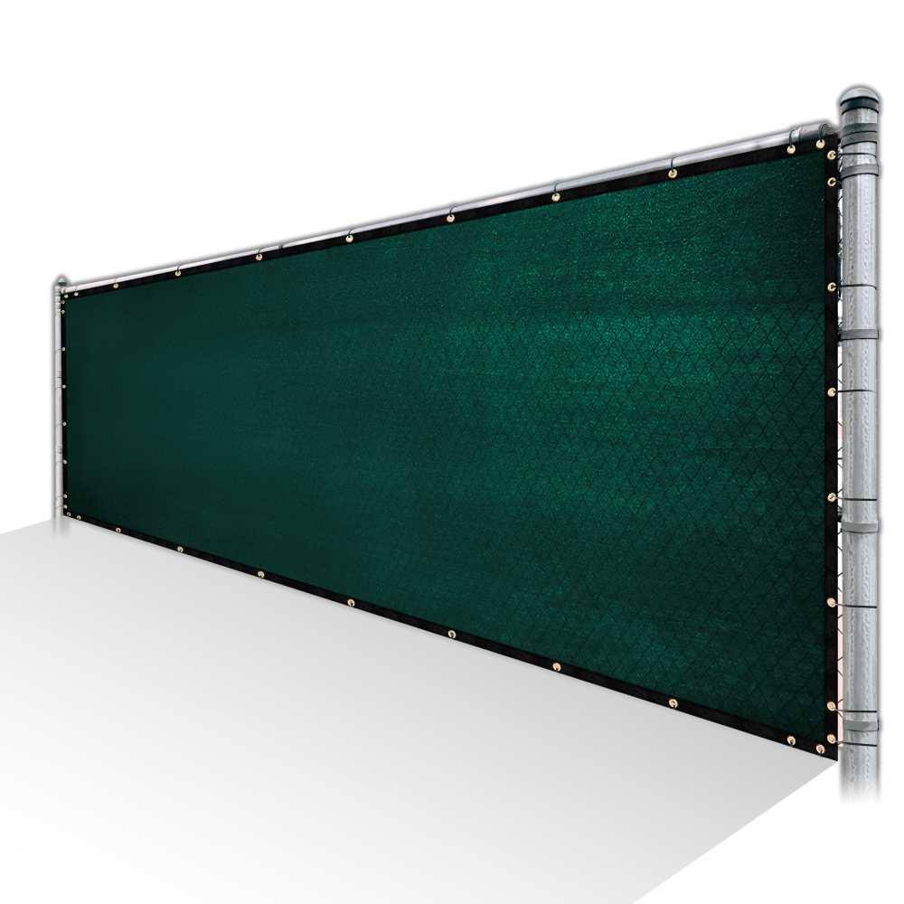 Green Privacy Fence Screen HDPE Mesh with Reinforced Grommets S5691