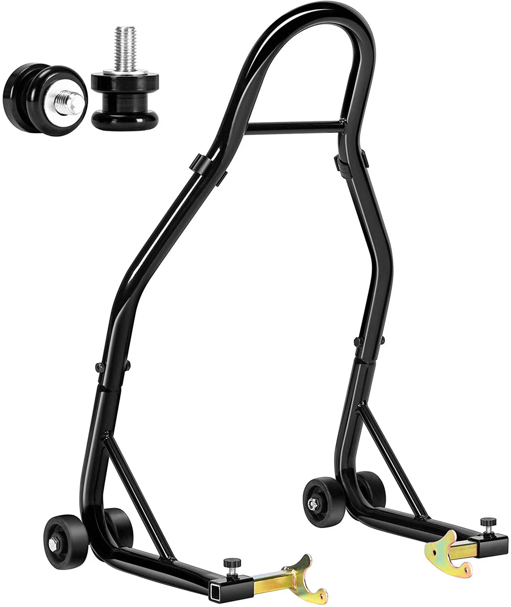 Heavy Duty Motorcycle Rear Wheel Lift Sport Bike Swingarm Spool Paddock Stand Combo J51232
