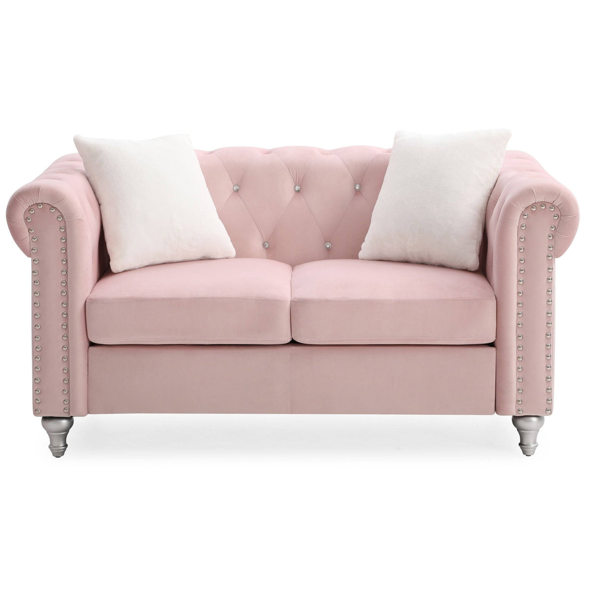 Black Velvet Loveseat N732282