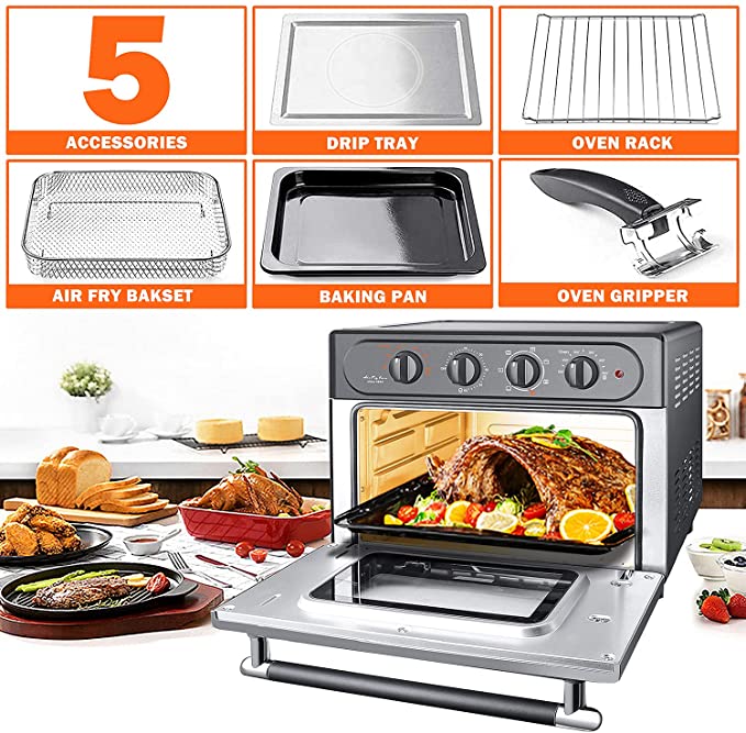 7-in-1 Convection Air Fryer Toaster Oven Countertop, 24QT U99339