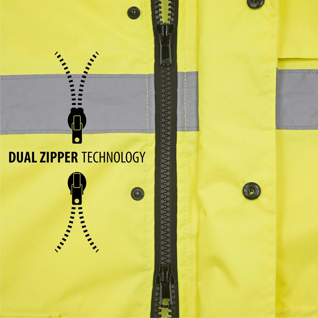Hi-Vis Safety Rain Jacket O71196