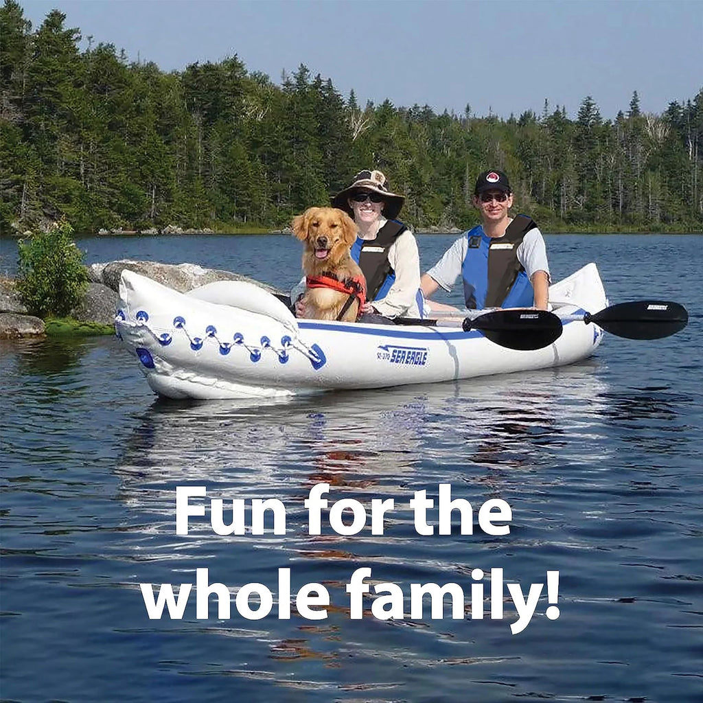 3 Person Inflatable Kayak Canoe with Paddles T562799