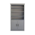 36x22 W Standard Bookcase Dark Gray 5 Shelves F50084