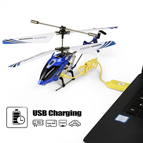 Blue 3.5 Channel Mini RC Helicopter S806