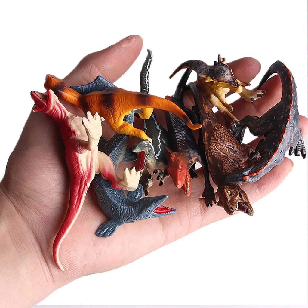 8PCS Simulation Dinosaur Toy O337308