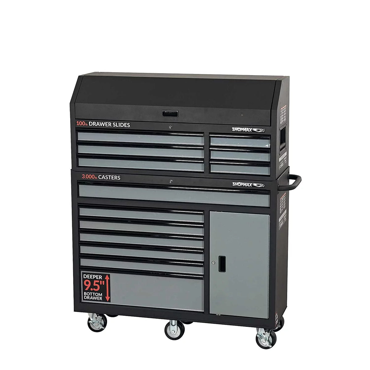 13-Drawer + 1 Door Tool Chest and Rolling Cabinet Combo C848