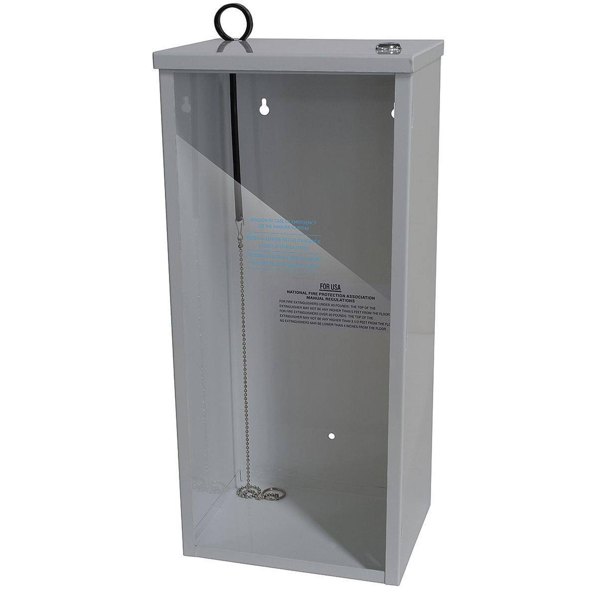 Fire Extinguisher Cabinet, 20 Lb, White C98576