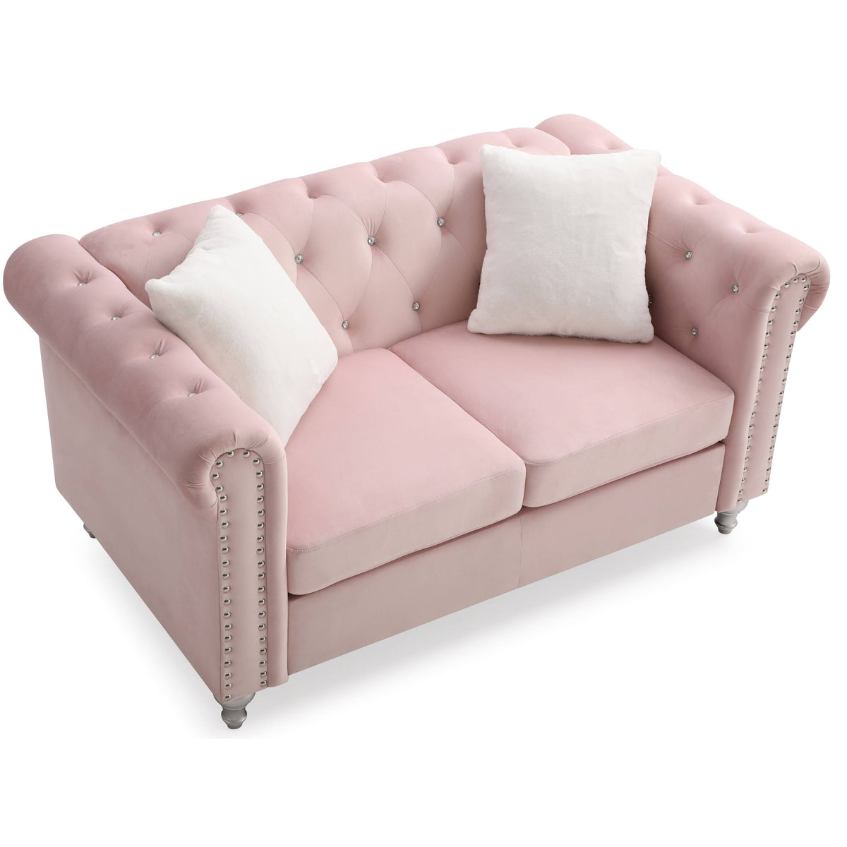 Black Velvet Loveseat N732282