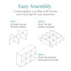 6 Cube Bookshelf V15052