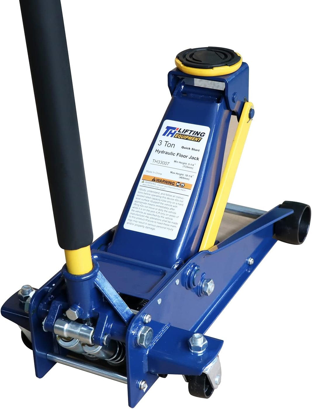 3 Ton Heavy-Duty Steel Hydraulic Floor Jack with Double Pumps T63413
