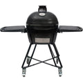 Ceramic Kamado Grill with Side Shelves and Stainless Steel Grates B324