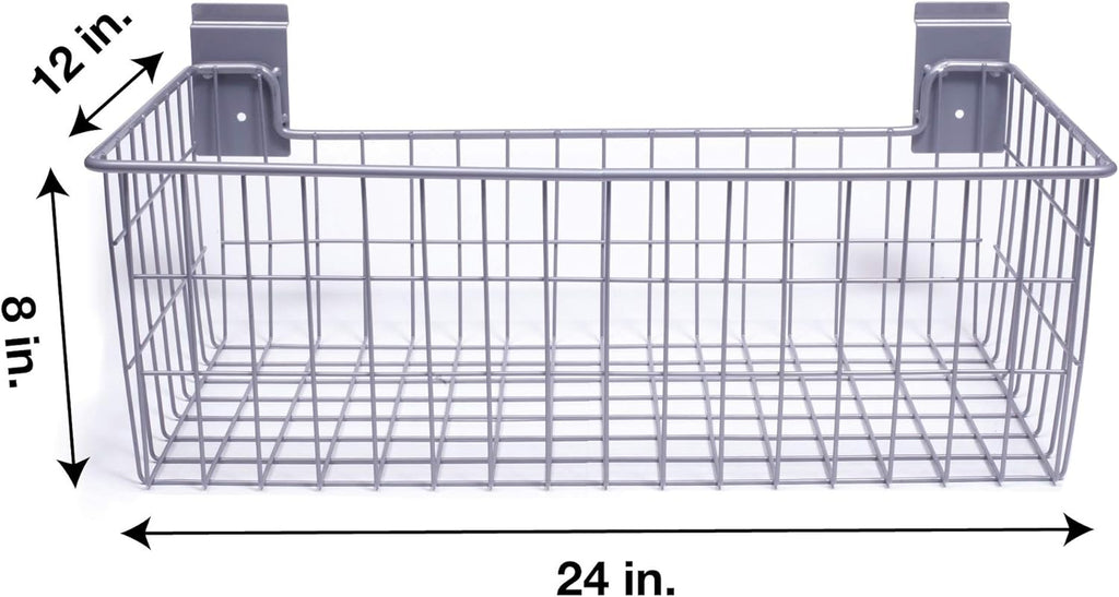 24" x 12" Deep Wire Basket 2 Pack B6001
