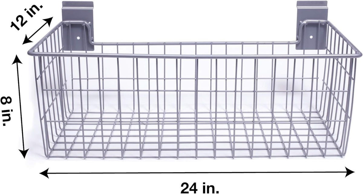 24" x 12" Deep Wire Basket 2 Pack B6001