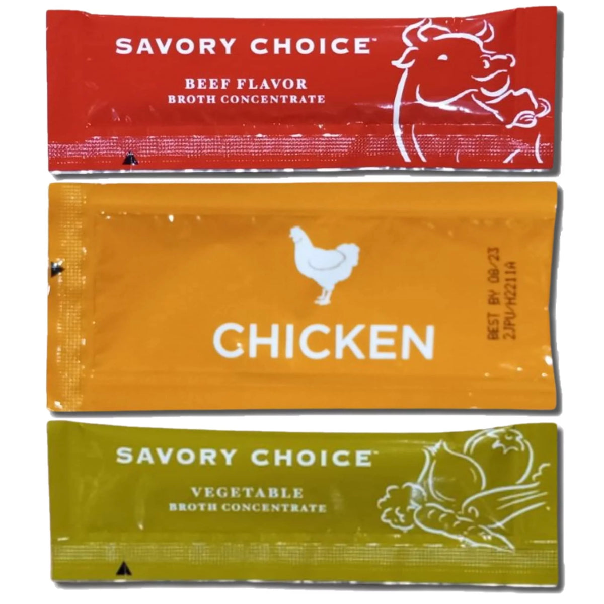 Reduced Sodium Broth Concentrate Variety Pack 60 Count S7793