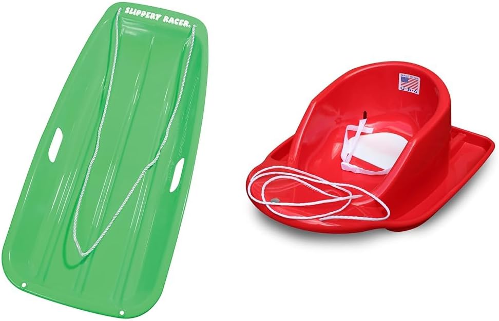 Flexible Plastic Cold-Resistant Toboggan Snow Sled U295