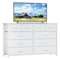 Black 10 Drawer Dresser Z342