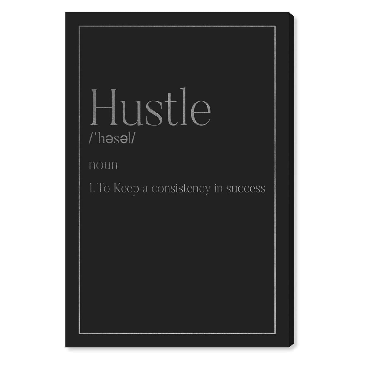 Silver Canvas Art, 40W x 60H, Black Y491